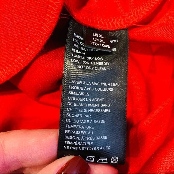 Bdg Elle Zip-front Jacket In Red Size Extra Large - Picture 12 of 12